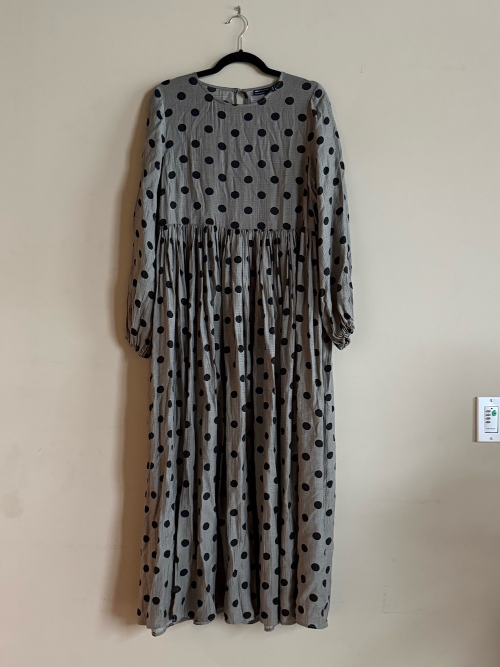 ASOS Leg Slit Polka Dot Dress UK 12